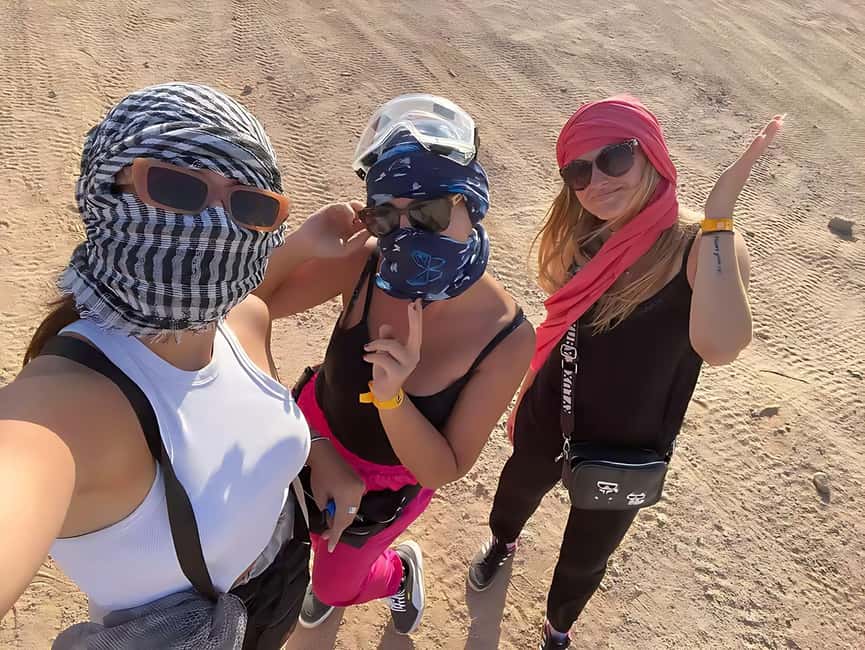 Hurghada: Desert Quad Bike and Buggy Adventure with Transfer - Learning the quad before the fast part