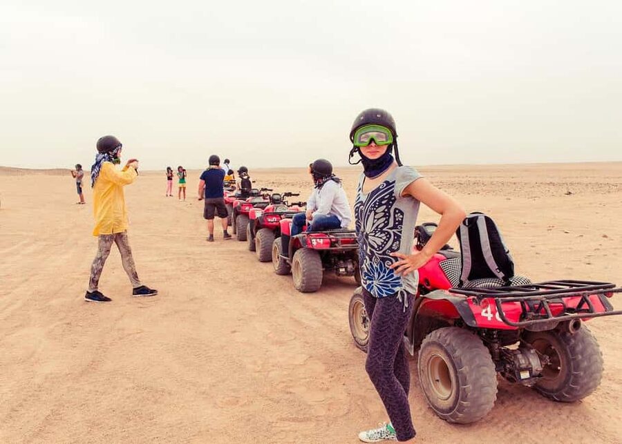 Hurghada: Desert Quad Bike and Buggy Adventure with Transfer - The camel ride is short but worthwhile
