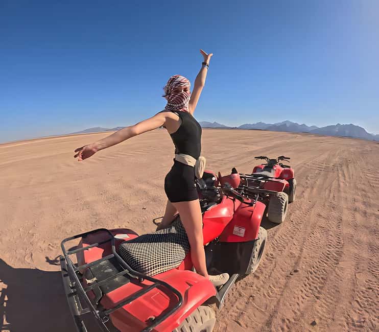 Hurghada: Desert Quad Bike and Buggy Adventure with Transfer - Dinner, dancing, and the evening atmosphere