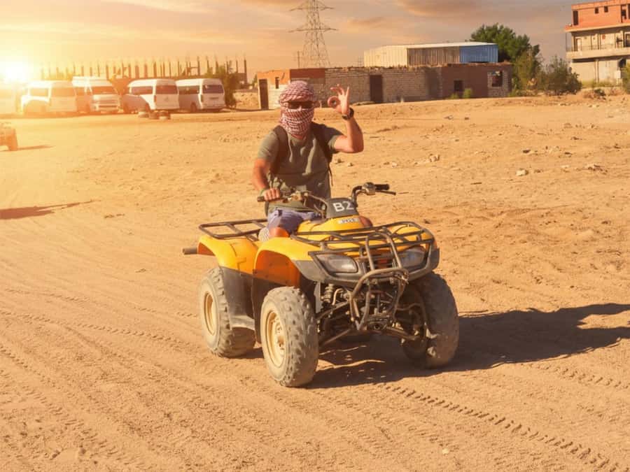 Hurghada: Desert Quad Bike Camel Ride with Optional GoPro - Two hours across plains, valleys, and dunes