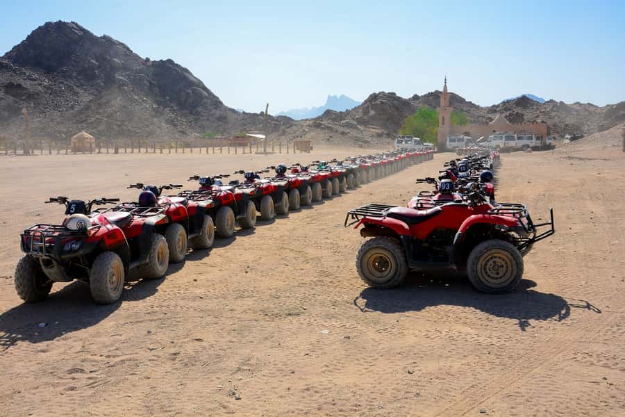 Hurghada: Full-Day Quad & Camel Ride, Stargazing, & Dinner - Sunset, dinner, and the evening show
