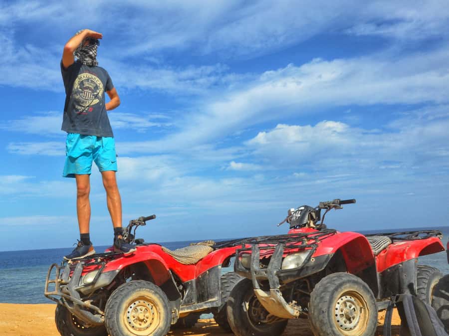 Hurghada: Morning Quad Bike & ATV Adventure Along a Red Sea - Red Sea views need a question at pickup