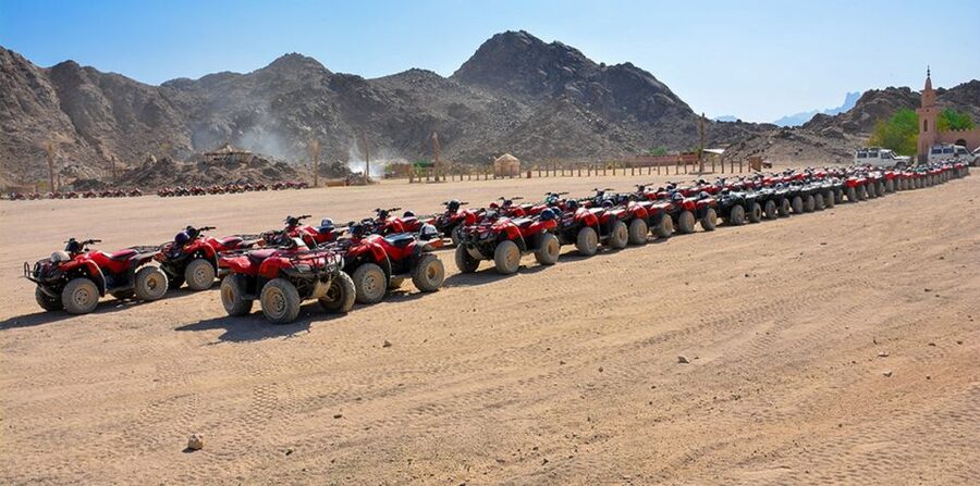 Hurghada: Morning Quad Bike Tour, Camel Ride and Transfer - The safety briefing and driving test