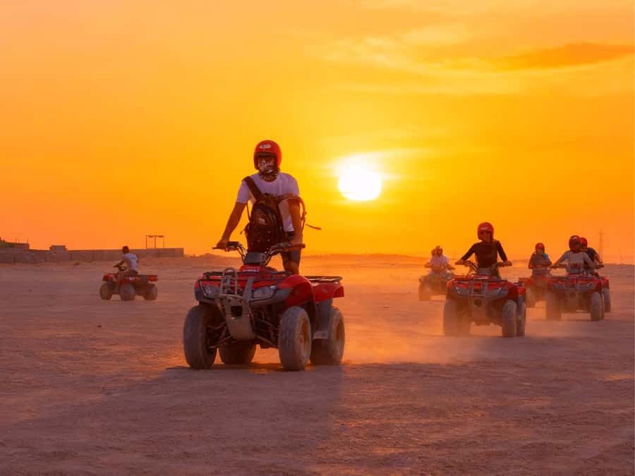 Hurghada Quad & ATV Ride with Camel, Desert Vibes & Sea View - Safety checks before the throttle opens