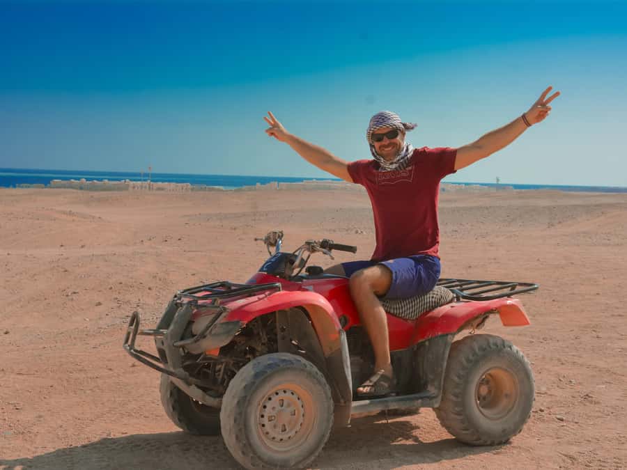 Hurghada: Quad Bike, Camel, Show, Dinner, & Stargazing Trip - Choosing between sunrise, horseback riding, and sunset