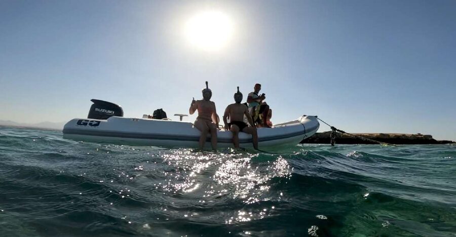 Hurghada: Safari ATV Quad & Speedboat to Orange bay island - Bedouin tea and a short camel ride