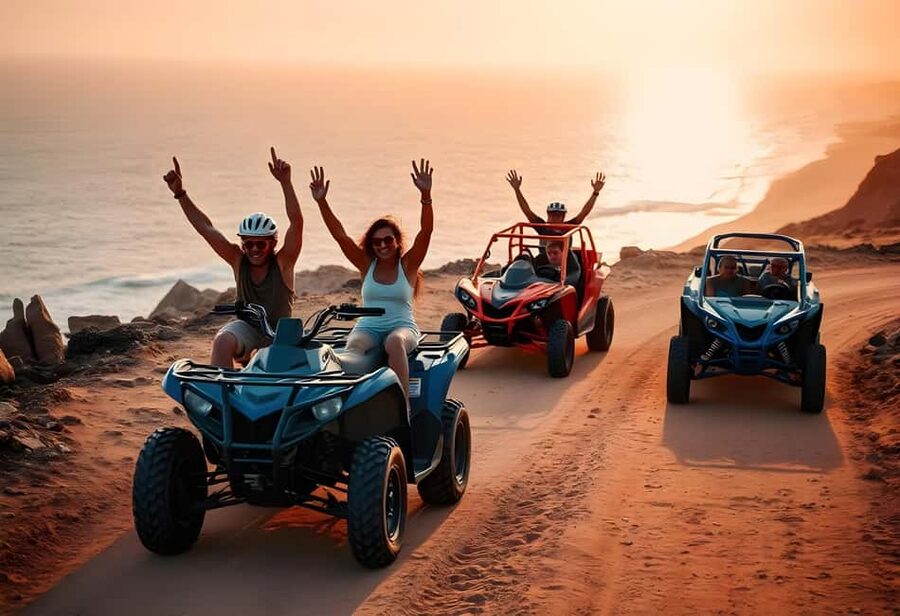 Hurghada: Sea and Mountains Quad or Buggy Family Tour - From Hurghada hotels to the Red Sea Mountains