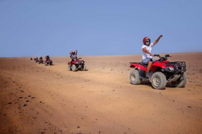Hurghada: Sunset Quad Bike, Camel w/ Opt Stargazing and BBQ