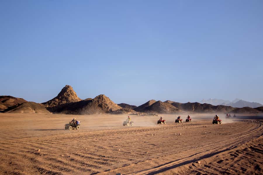 Hurghada: Sunset Quad Bike, Camel w/ Opt Stargazing and BBQ - The sunrise and alternative programs