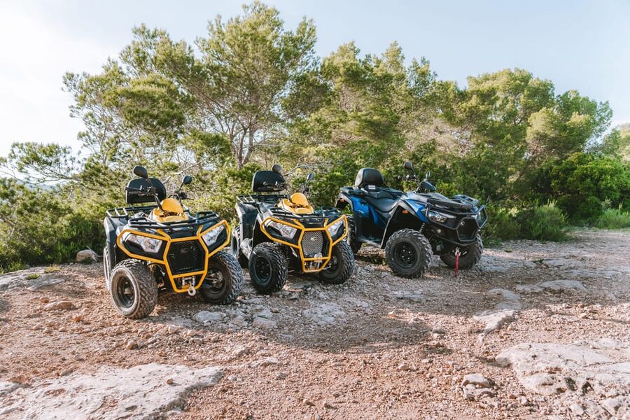 Ibiza: Santa Eulalia ATV Quad Sightseeing Tour - Starting near Santa Eulalia with a safety briefing