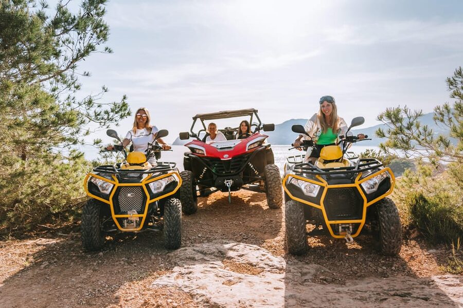 Ibiza: Santa Eulalia ATV Quad Sightseeing Tour - Ancient coastal paths and high cliff views