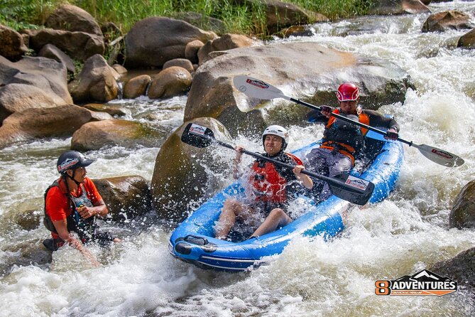 Inflatable Kayaking and ATV Adventure - Inflatable kayaking with a guide beside you