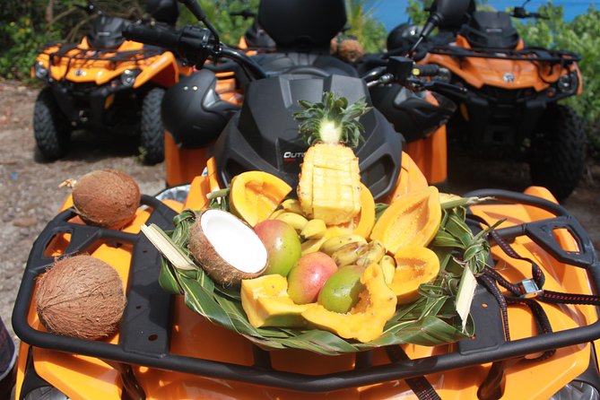 Island Tour & Getaway on the Bora Bora Mountains by Quad / ATV - Anau Rock and Mount Otemanu