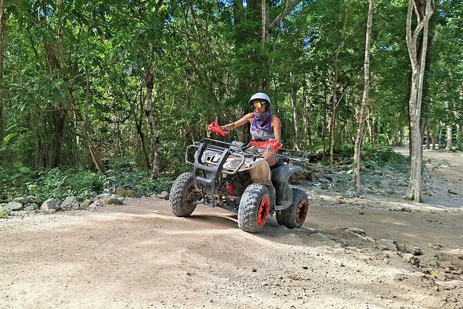Jade Caverns and Mayan Village Cozumel ATV TOUR - Jade Caverns and the optional 20-foot jump