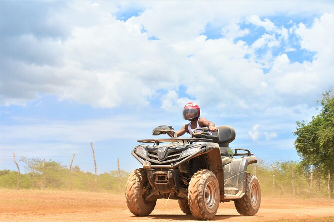 Jamwest ATV Adventure & Horseback Ride Combo in Negril - Riding toward Salmon Point through mud and mangroves
