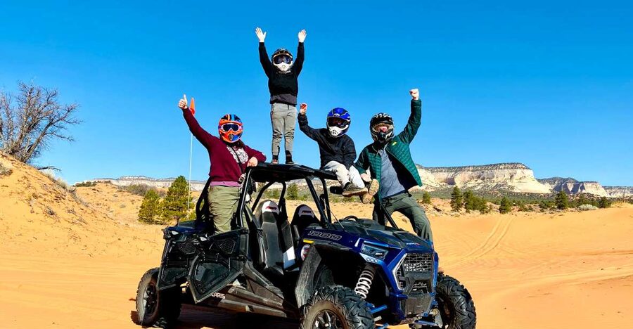 Kanab: Peek-a-Boo Slot Canyon ATV Self-Driven Guided Tour - Reading the sandstone at Peek-a-Boo Slot Canyon