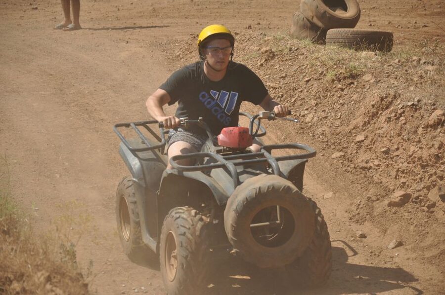 Kemer: Forest, Mud, and Streams Quad Safari Tour with Pickup - Water crossings, dust, and the final state of your clothes