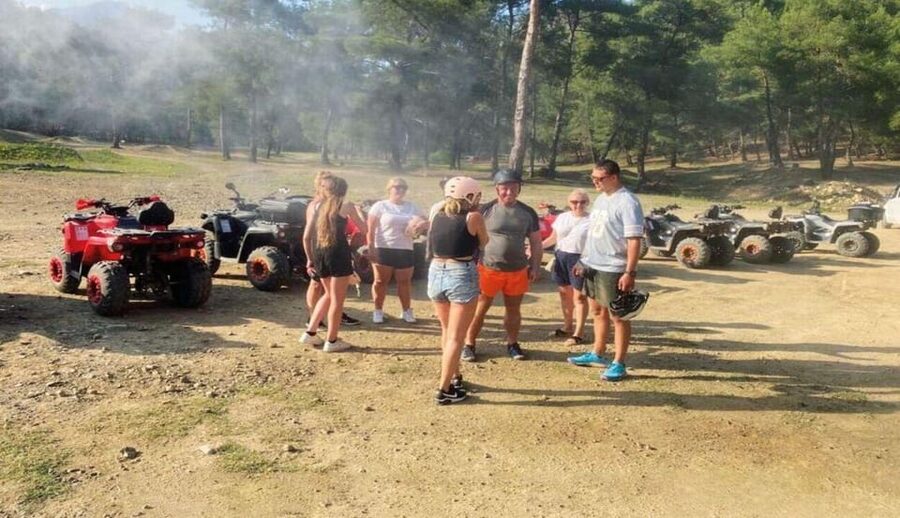 Kemer: Quad Safari Experience - Çamyuva trails: rocks, water, and forest scenery