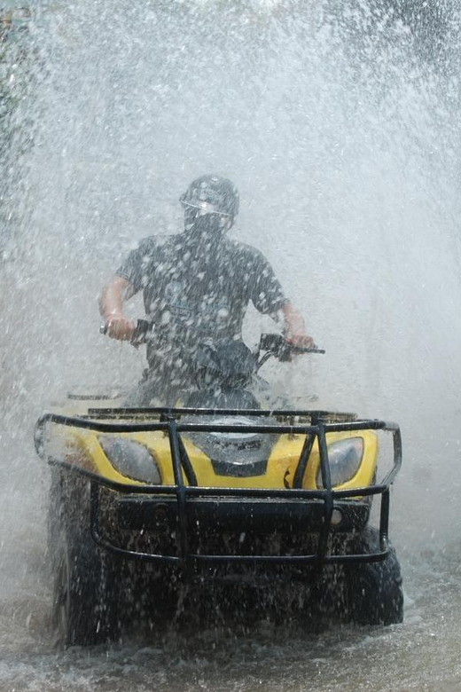 Kemer: Quad Safari Experience in the Forest w/Hotel Pickup - At the station, helmets and a short practice session