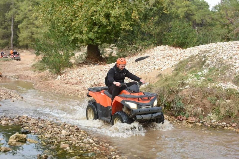 Kemer Quad Safari: Thrilling Off-Road Adventure - The canyon and mountain stop provide the best pause