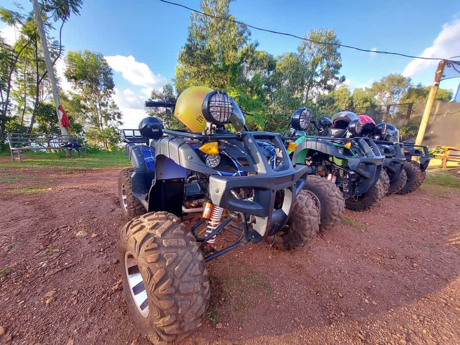 Kigali: Quad Bike Ride on Dirt Roads - Learning the controls before the dirt trails