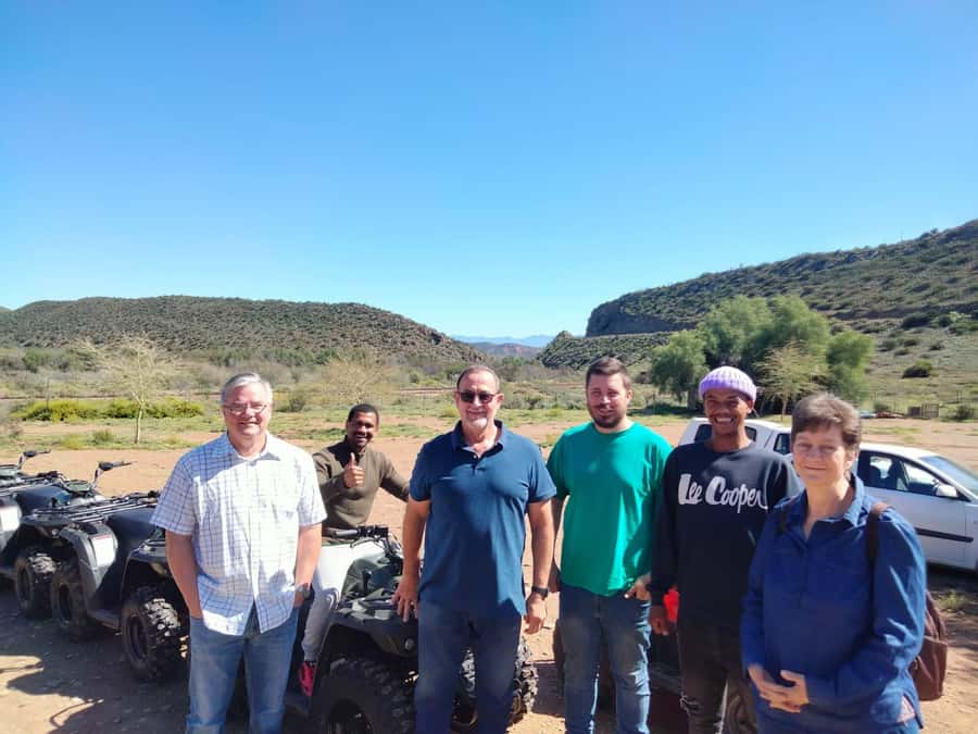 KLEIN KAROO at Oudtshoorn QUAD BIKE FUN RIDE - Forty-five minutes of turns, bumps, and bush