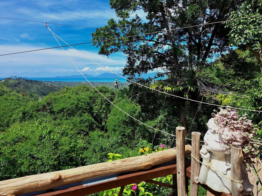 Koh Samui: 2-Hour Unique ATV Quad Bike Off-Road Adventure - Viewpoints, a café, and a possible waterfall