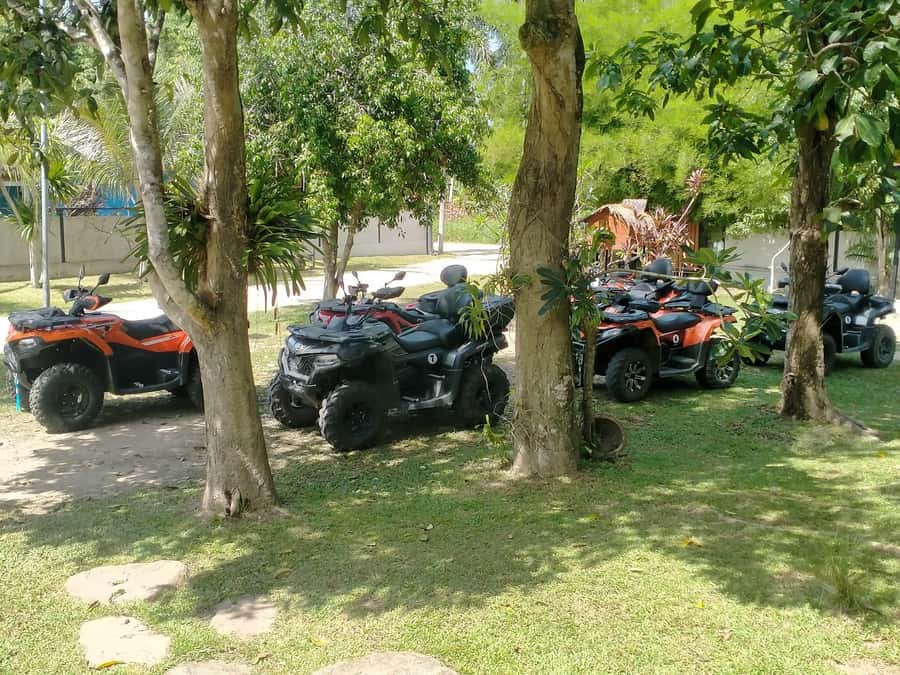 Koh Samui: ATV And Zipline Experience with Transfer - Ziplining above the trees