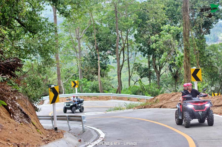 Koh Samui: ATV And Zipline Experience with Transfer - Leaving Lipa Noi by hotel shuttle
