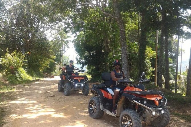 Koh Samui ATV Safari 2 Hours Tour (Jungle Ride, Mountain Viewpoint, Waterfall) - Wat Teepangkorn and the first mountain climb