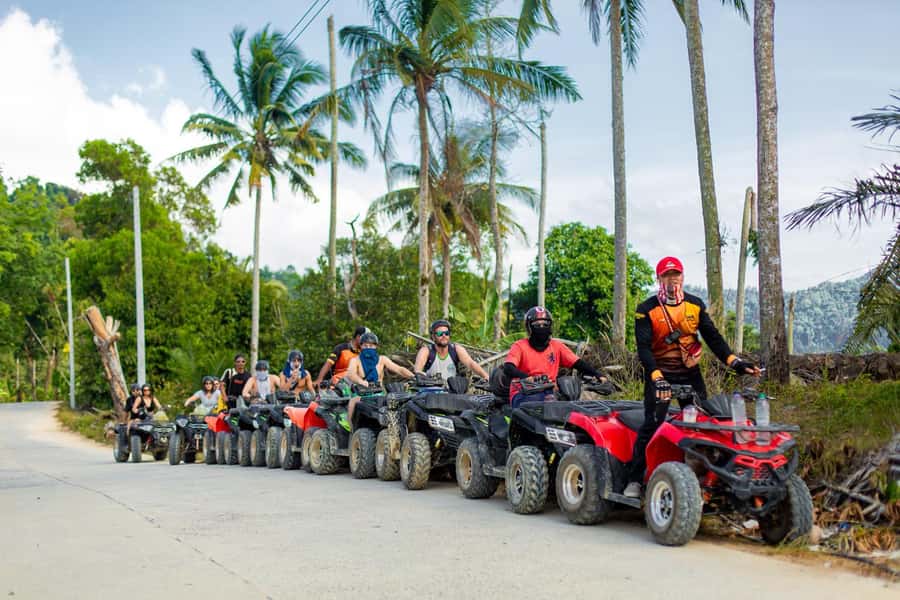 Koh Samui: Off-Road ATV Excursion with Transfer - Safety briefing before the throttle