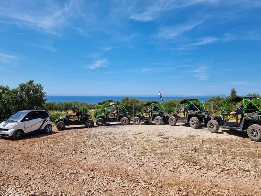 Korcula: Buggy Safari with Local Food and Wine Tasting - History at the roadside stops