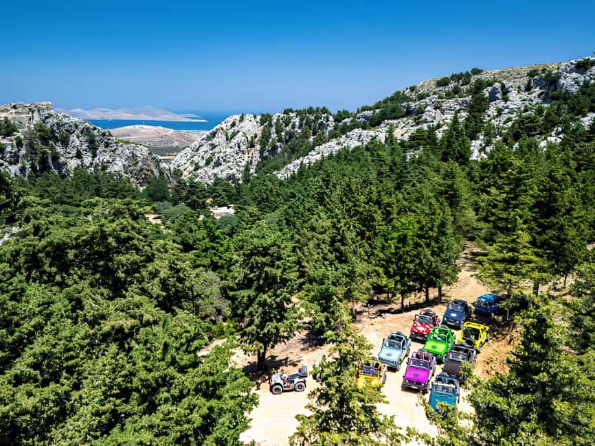Kos: Guided Jeep or Quad Off-Road Tour with Drinks and Lunch - Mountain tracks, sea views, and the salt lake