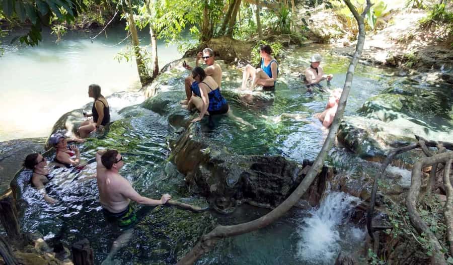 Krabi: Emerald Pool and Hot Spring Waterfall with ATV Riding - Walking toward the Emerald Pool