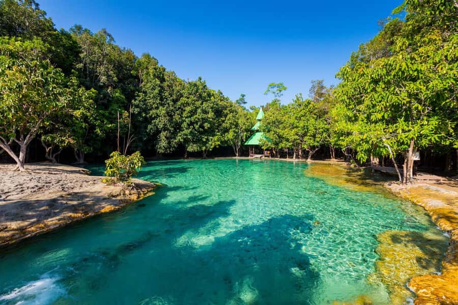 Krabi: Emerald Pool and Hot Spring Waterfall with ATV Riding - Lunch in the jungle