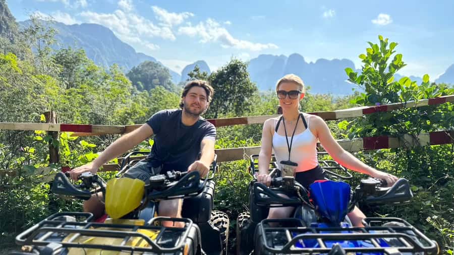 Krabi: Kayaking at Bor Thor with Optional ATV Ride - Tham Khao Wong and the lagoon inside the mountain