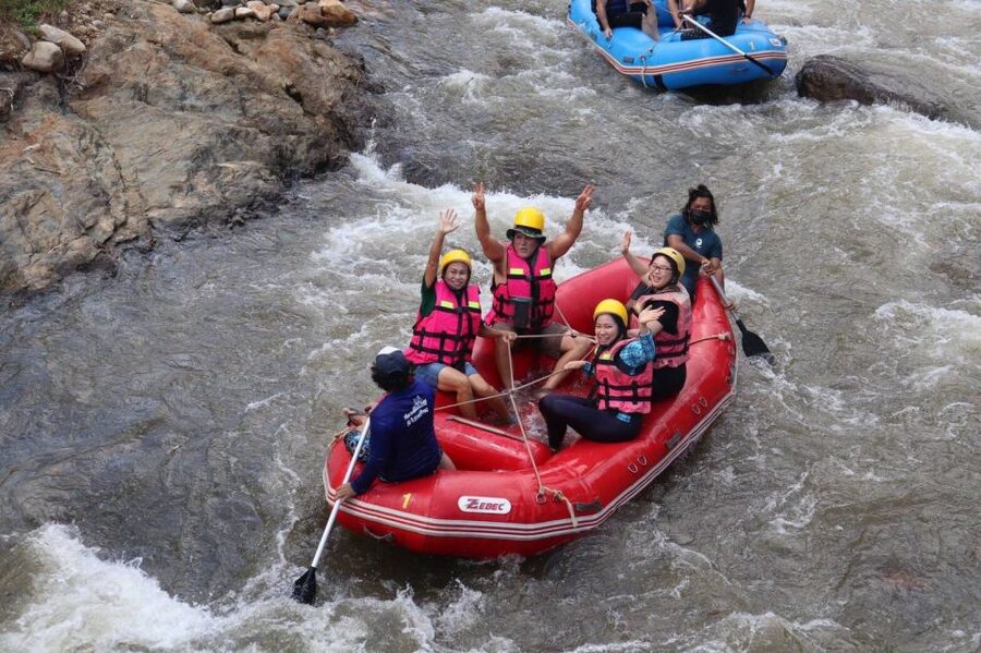 Krabi: Kayaking at Bor Thor with Optional ATV Ride - A riverside lunch with Thai sharing dishes