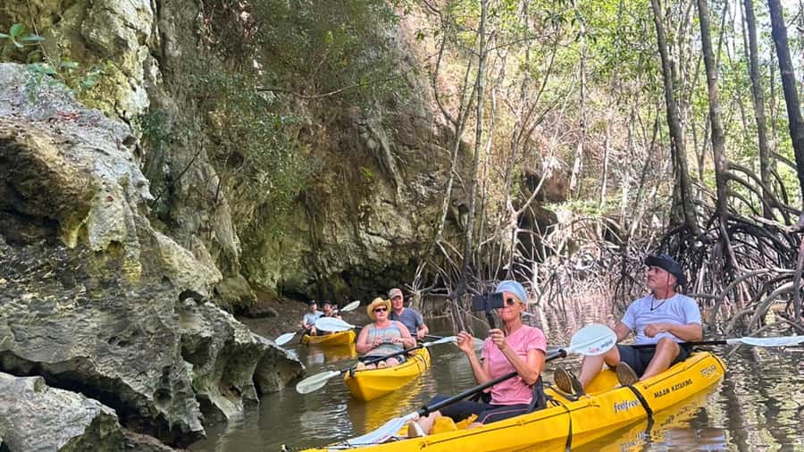 Krabi: Kayaking at Bor Thor with Optional ATV Ride - From the pier into Bor Thor’s mangroves