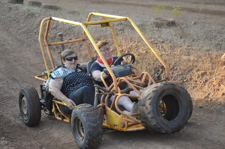 Kusadasi: Buggy Safari with pick up service - Driving the buggies across Pamucak