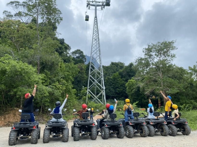 Langkawi: Sky ATV Ride at Mountain Manchinchang - The safety briefing comes first