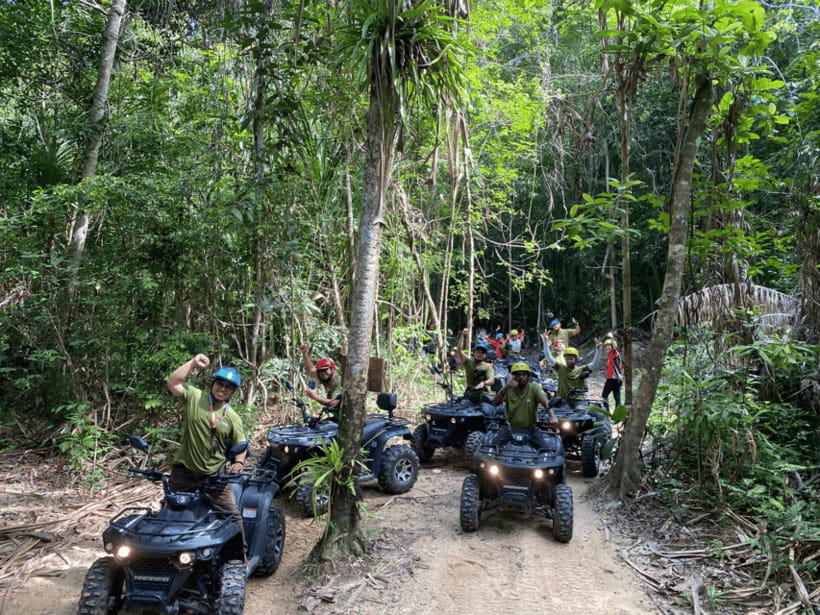 Langkawi: Sky ATV Ride at Mountain Manchinchang - At the counter: allow time to get oriented