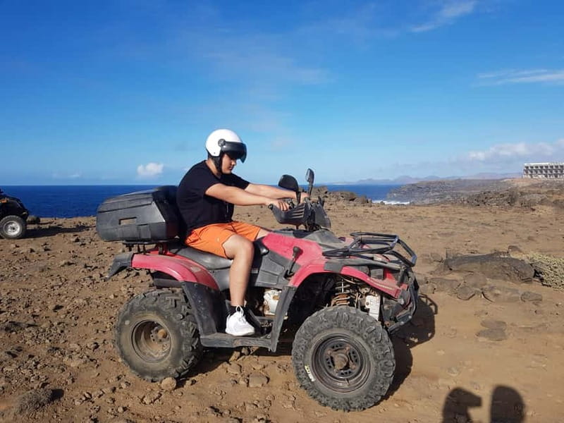 Lanzarote: Yaiza Playa Blanca Quad Tour - Leaving Playa Blanca for Papagayo Park