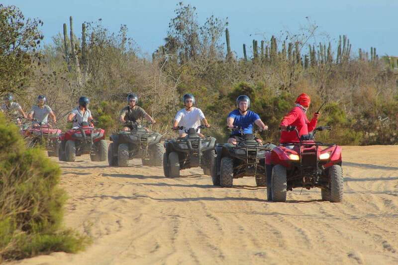 Los cabos:ATV beach&desert with transfer & tequila tasting - Getting ready for the ATV ride