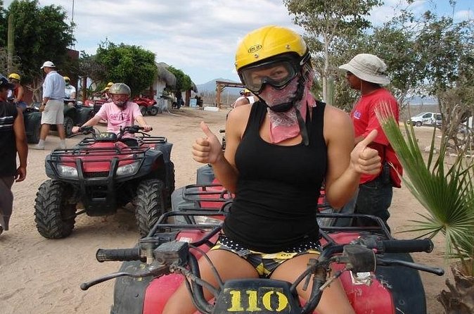 Los Cabos Single or Double ATV Beach and Desert Tour - Guides, stops, and the human side of the ride