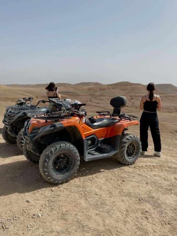 Lunch & Swimming Camel Ride and Quad Biking in Agafay - A refreshing pool stop at the desert camp