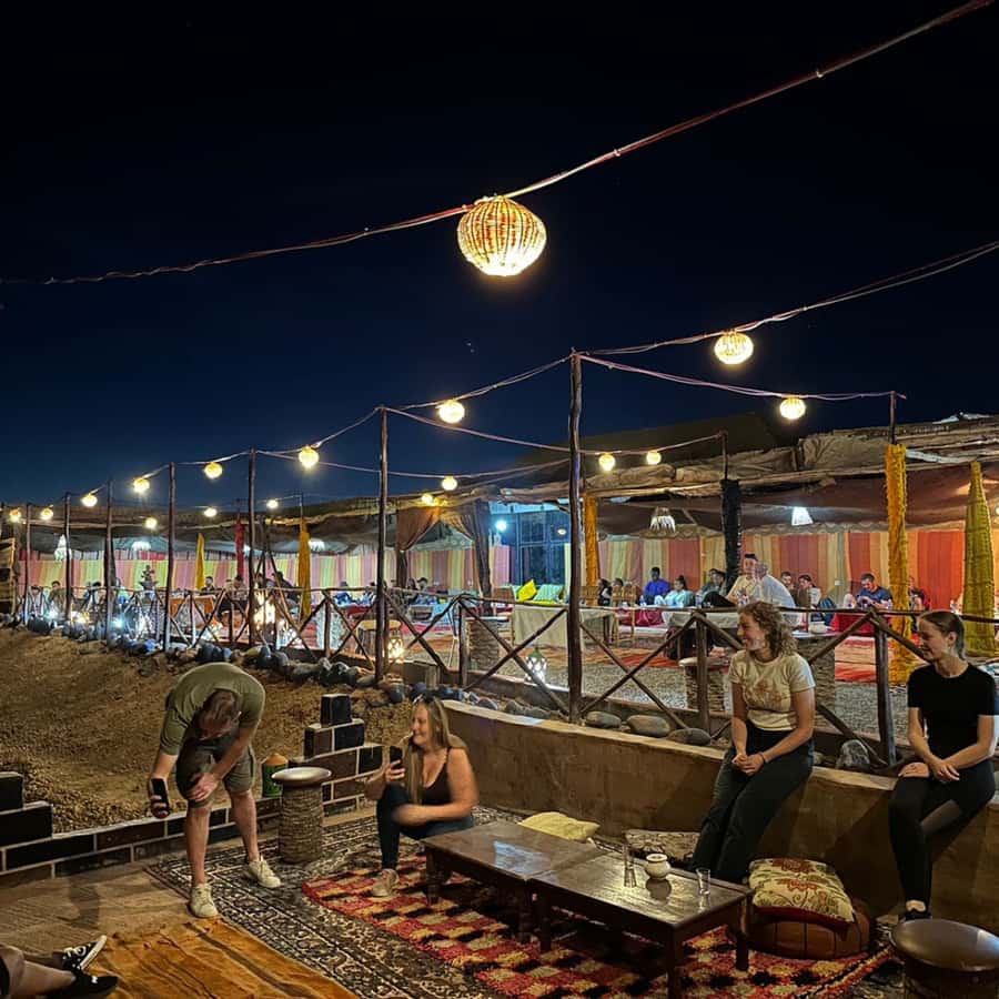 Luxury Agafay Desert : Quad , Camel Ride, Pool & Dinner Show - Pool time at the camp