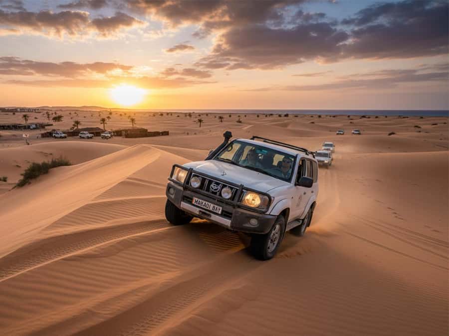 Makadi Bay: Mega Tour Jeep, ATV, Buggy, Camel, Dinner & Show - Key points at a glance