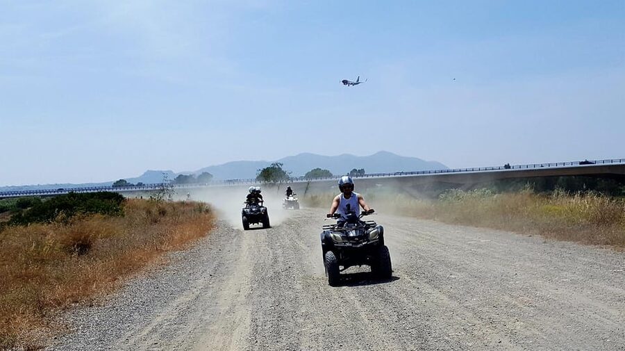 Malaga: Land and River Guided Quad Tour 1-Hour (2-Persons) - Dunes, climbs, descents, and the secret stop