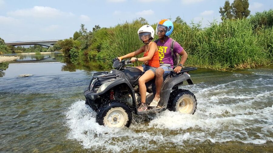 Málaga: Off-Road 2-Seater Quad Tour through Land and River - Key points before you book