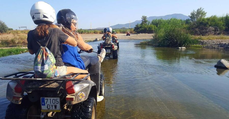 Málaga: Off-Road 2-Seater Quad Tour through Land and River - Dirt tracks, farms, and open country